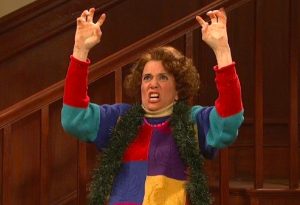 kristen wiig, annoyed, annoying phrases, what to say, what to reply, WTF