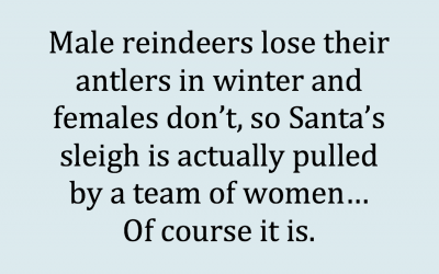 female reindeer, meme, antlers, winter, santa, sleigh, female power, secret female power