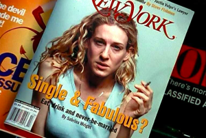 sex and the city, carrie bradshaw, new york magazine, bad photo, embarrassing photo, dark past, photograph