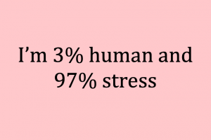 3 per cent human 97 per cent stress, meme, midults, breakdown, percentages, what we are made of