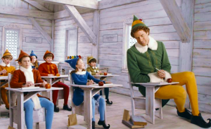 elf, will ferrell, school, desk, learning, wish we'd learnt