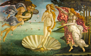 The Birth of Venus, Sandro Botticelli, Painting